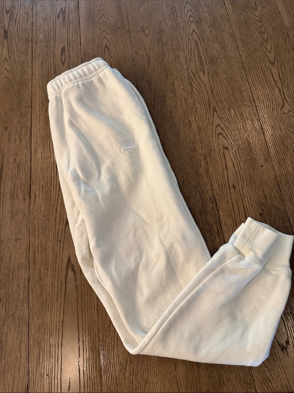 Nike Men’s White Fleece Joggers